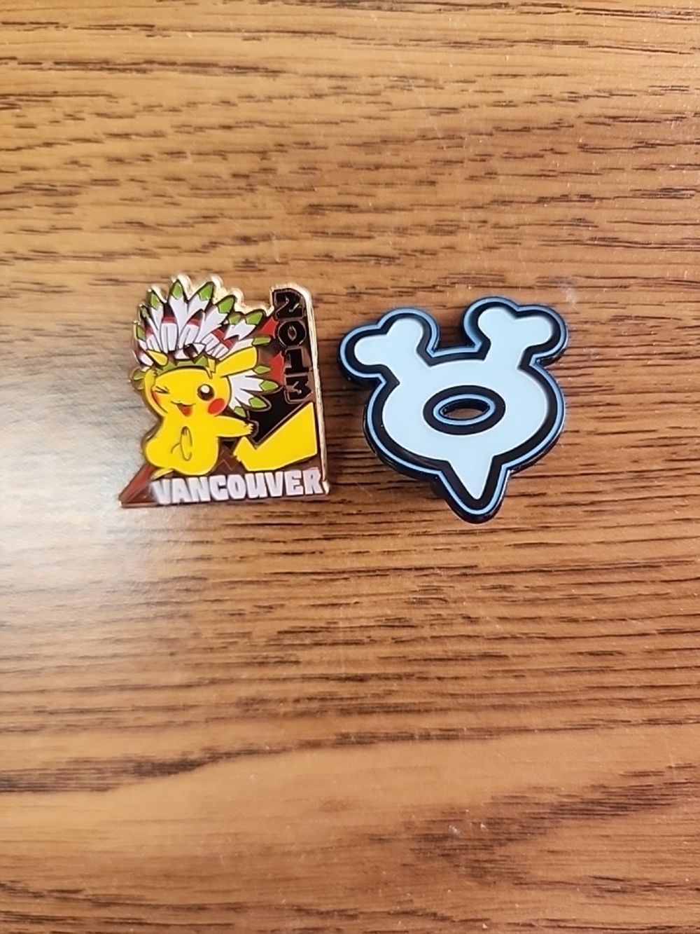 Pokemon Pikachu Vancouver Enamel Pin - Yellow, White, Black, Green